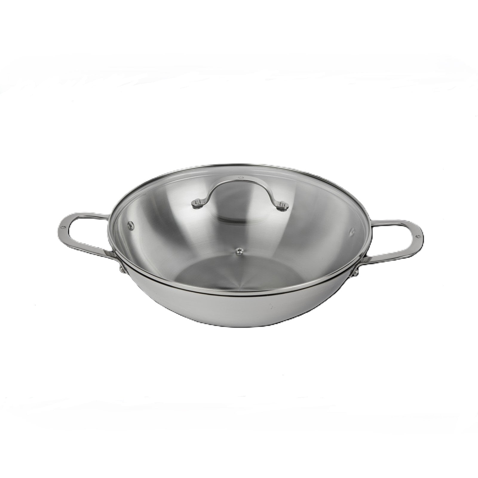 SD DLX WOK + LID 32CM SWISS DIAMOND